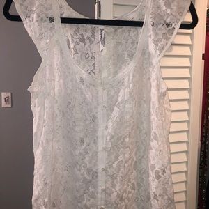 ☆ white lace top ☆